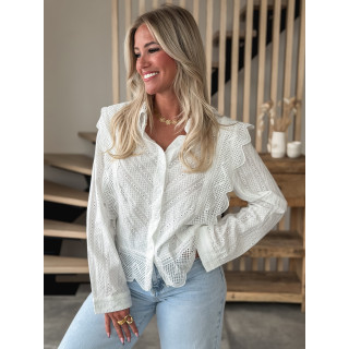 Chemisier Nalya - Blanc