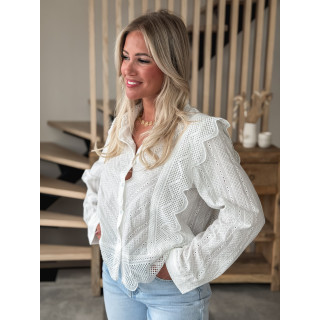 Chemisier Nalya - Blanc