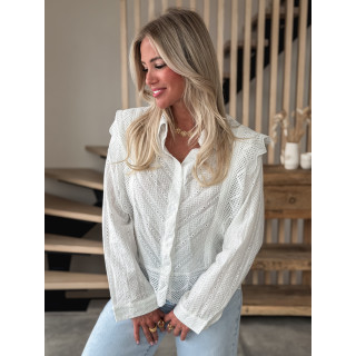 Chemisier Nalya - Blanc