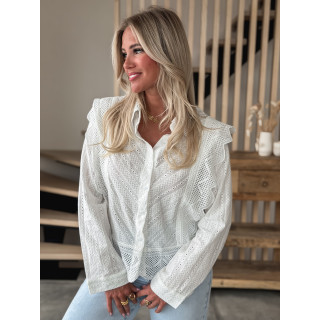 Chemisier Nalya - Blanc