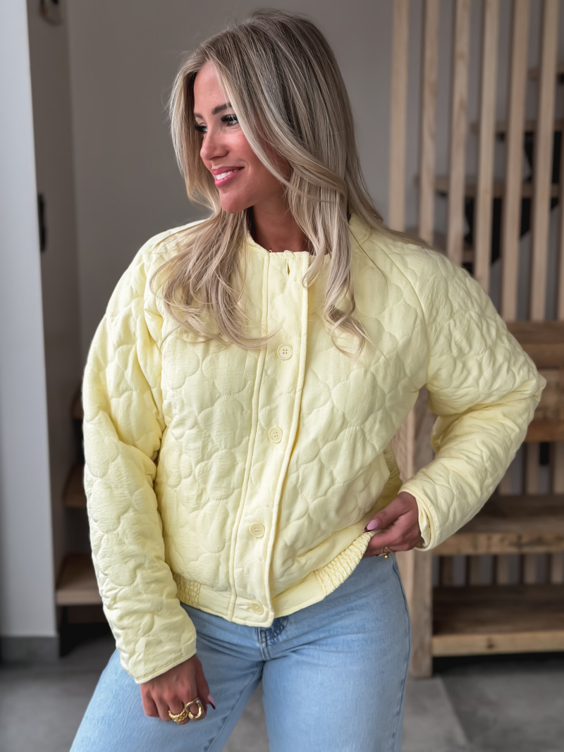 Veste à motifs Hillary - Jaune