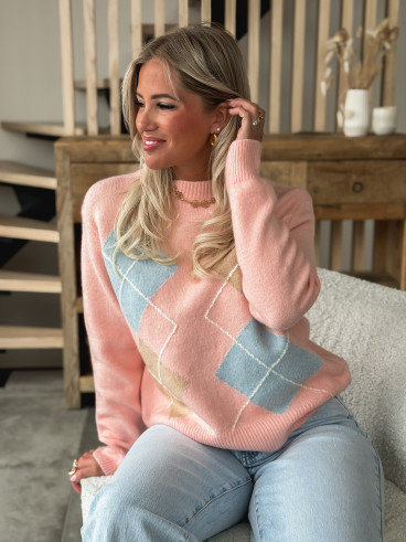 Pull Isaline - Rose