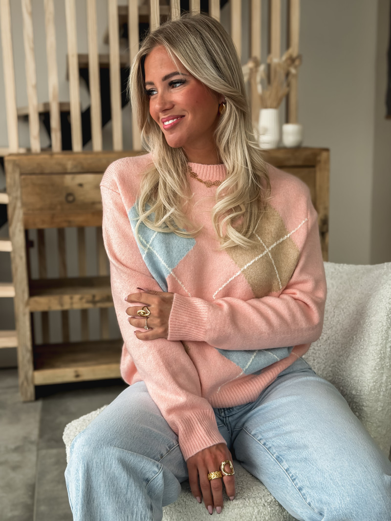 Pull Isaline - Rose
