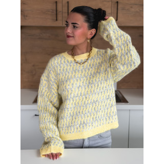 Pull à motifs Malie - Jaune