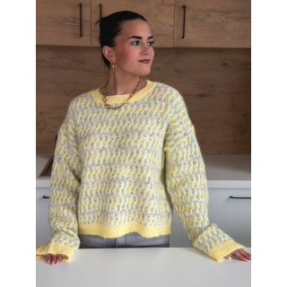Pull à motifs Malie - Jaune