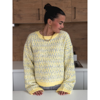 Pull à motifs Malie - Jaune