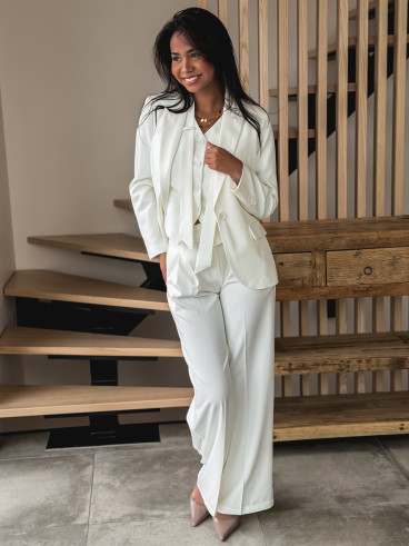 Gilet sans manches Kiara - Blanc