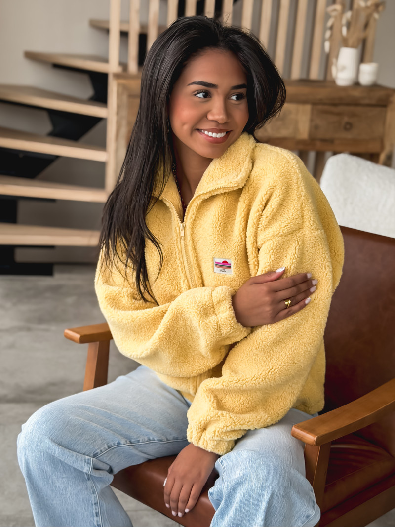 Gilet teddy Pinta - Jaune