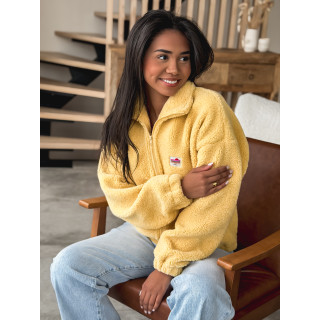 Gilet teddy Pinta - Jaune