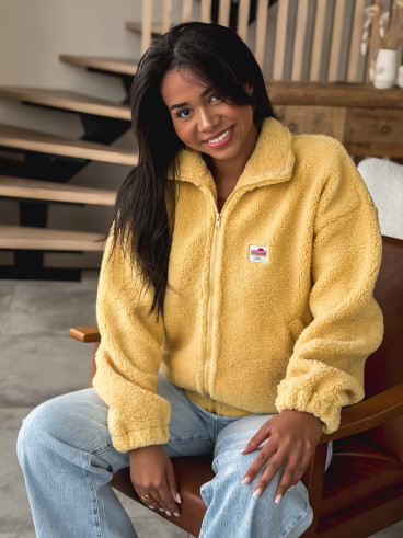 Gilet teddy Pinta - Jaune