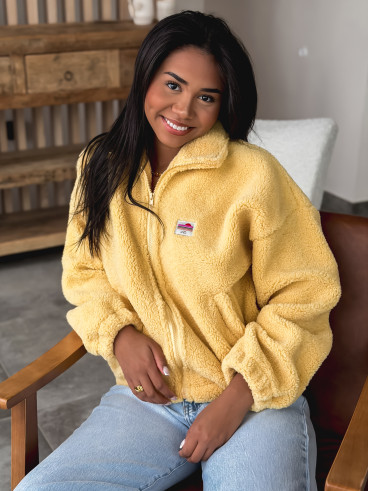 Gilet teddy Pinta - Jaune