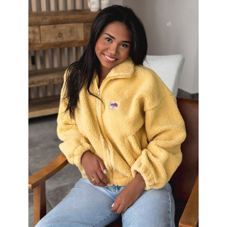 Gilet teddy Pinta - Jaune