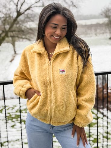 Gilet teddy Pinta - Jaune