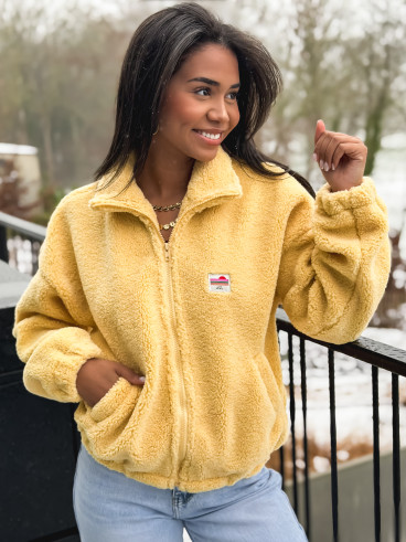 Gilet teddy Pinta - Jaune