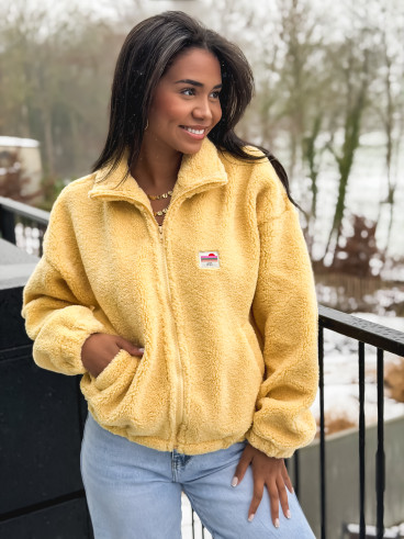 Gilet teddy Pinta - Jaune