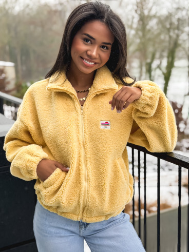 Gilet teddy Pinta - Jaune