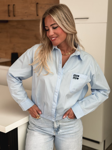 Chemise Fanette - Bleu ciel