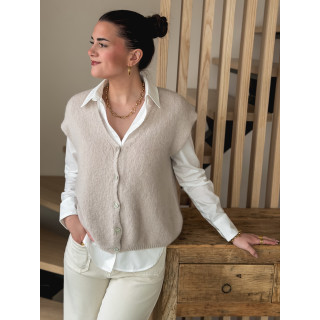Gilet sans manches Arielle - Beige