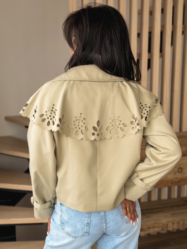 Trench court Aude - Beige