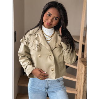 Trench court Aude - Beige