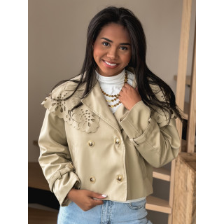 Trench court Aude - Beige