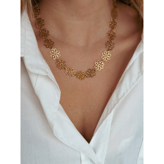 Collier Myosotis - Doré