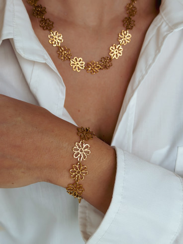 Bracelet Myosotis - Doré