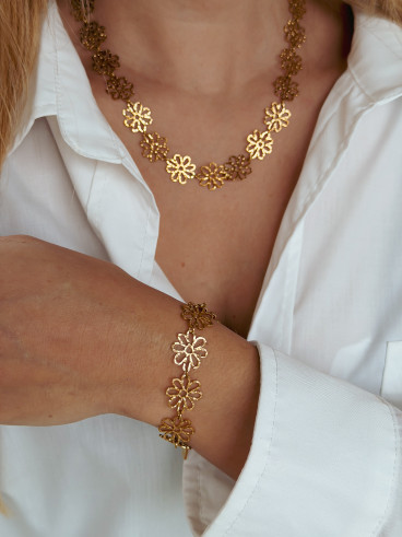 Bracelet Myosotis - Doré