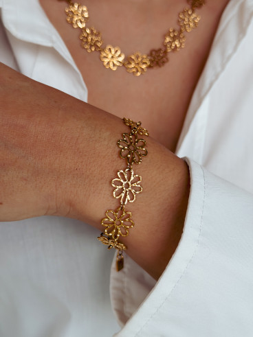 Bracelet Myosotis - Doré