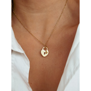Collier Valentine - Doré