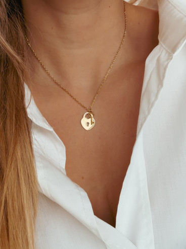 Collier Valentine - Doré