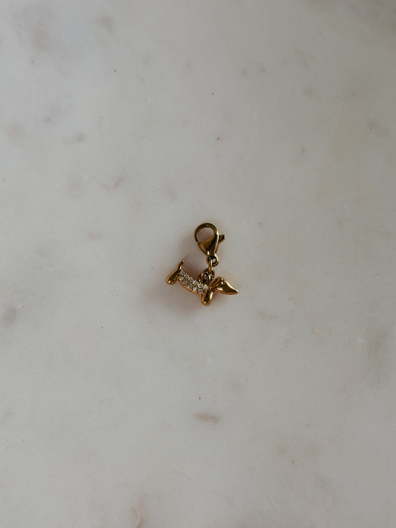 Charm ''Teckel" - Doré