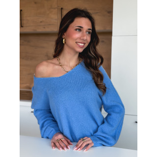 Pull Leïa - Bleuet