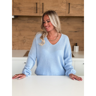 Pull Leïa - Bleu ciel