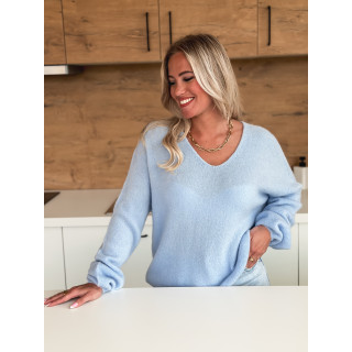Pull Leïa - Bleu ciel