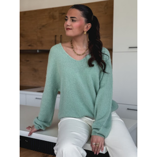 Pull Leïa - Vert tilleul