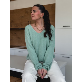 Pull Leïa - Vert tilleul