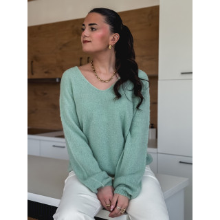Pull Leïa - Vert tilleul