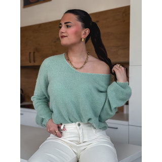 Pull Leïa - Vert tilleul