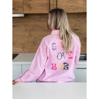 Chemise "Self love baby" - Rose