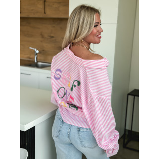 Chemise "Self love baby" - Rose