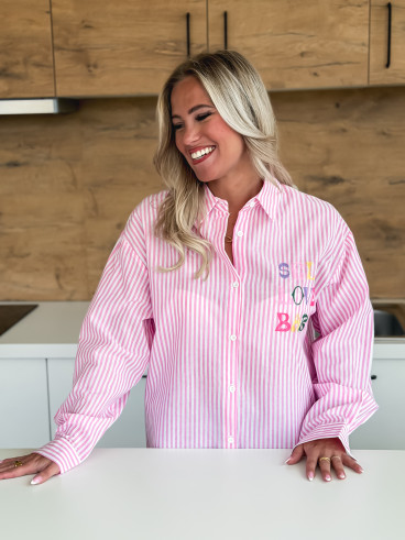 Chemise "Self love baby" - Rose