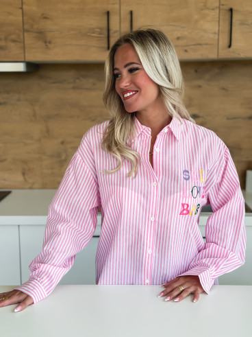 Chemise "Self love baby" - Rose