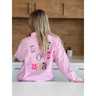 Chemise "Self love baby" - Rose