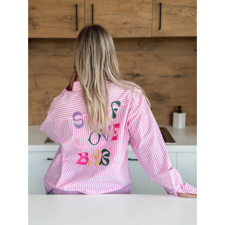 Chemise "Self love baby" - Rose