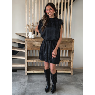 Robe courte Lyia - Noir