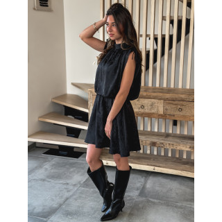 Robe courte Lyia - Noir