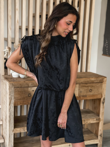Robe courte Lyia - Noir