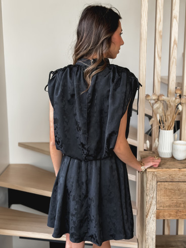 Robe courte Lyia - Noir