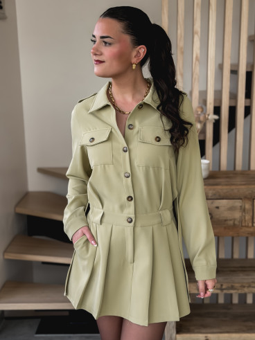 Combinaison short Malika - Kaki